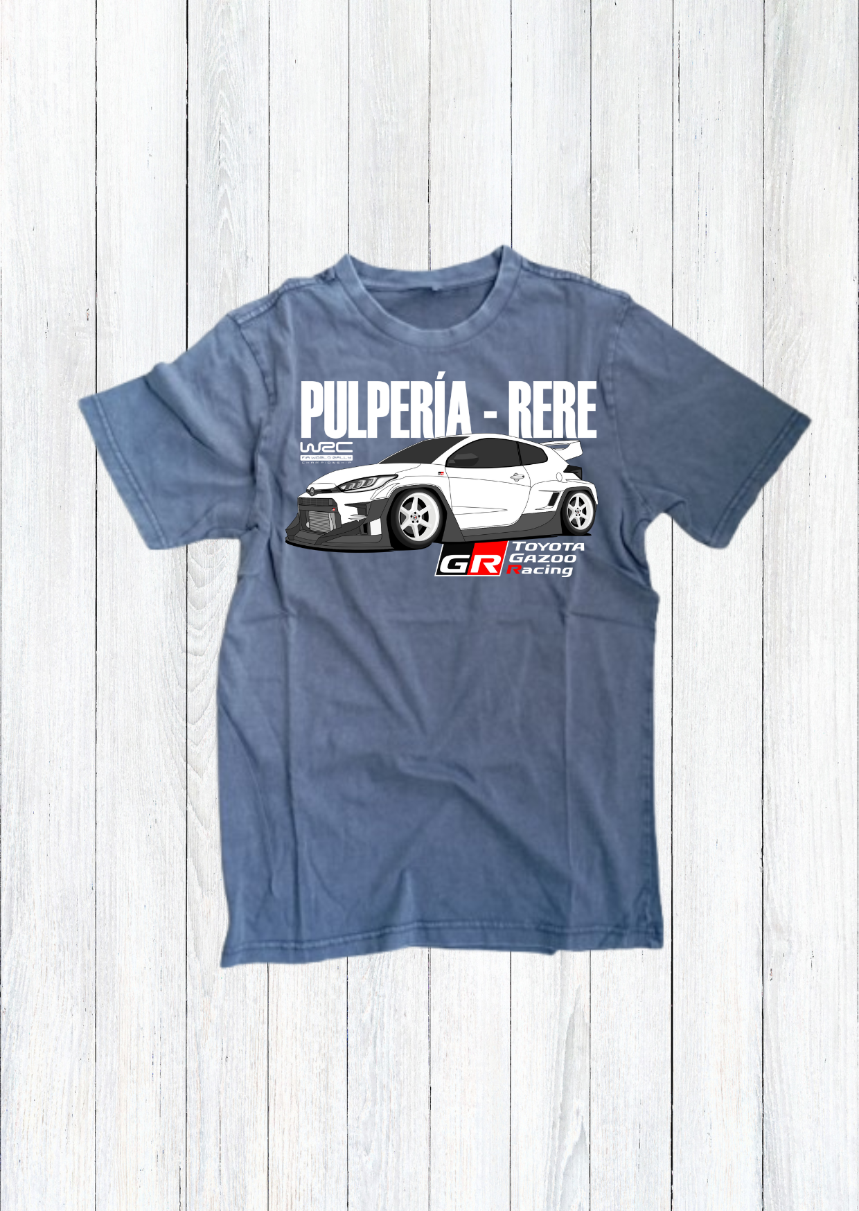 Polera Rally WRC Chile Pulpería-Rere GR