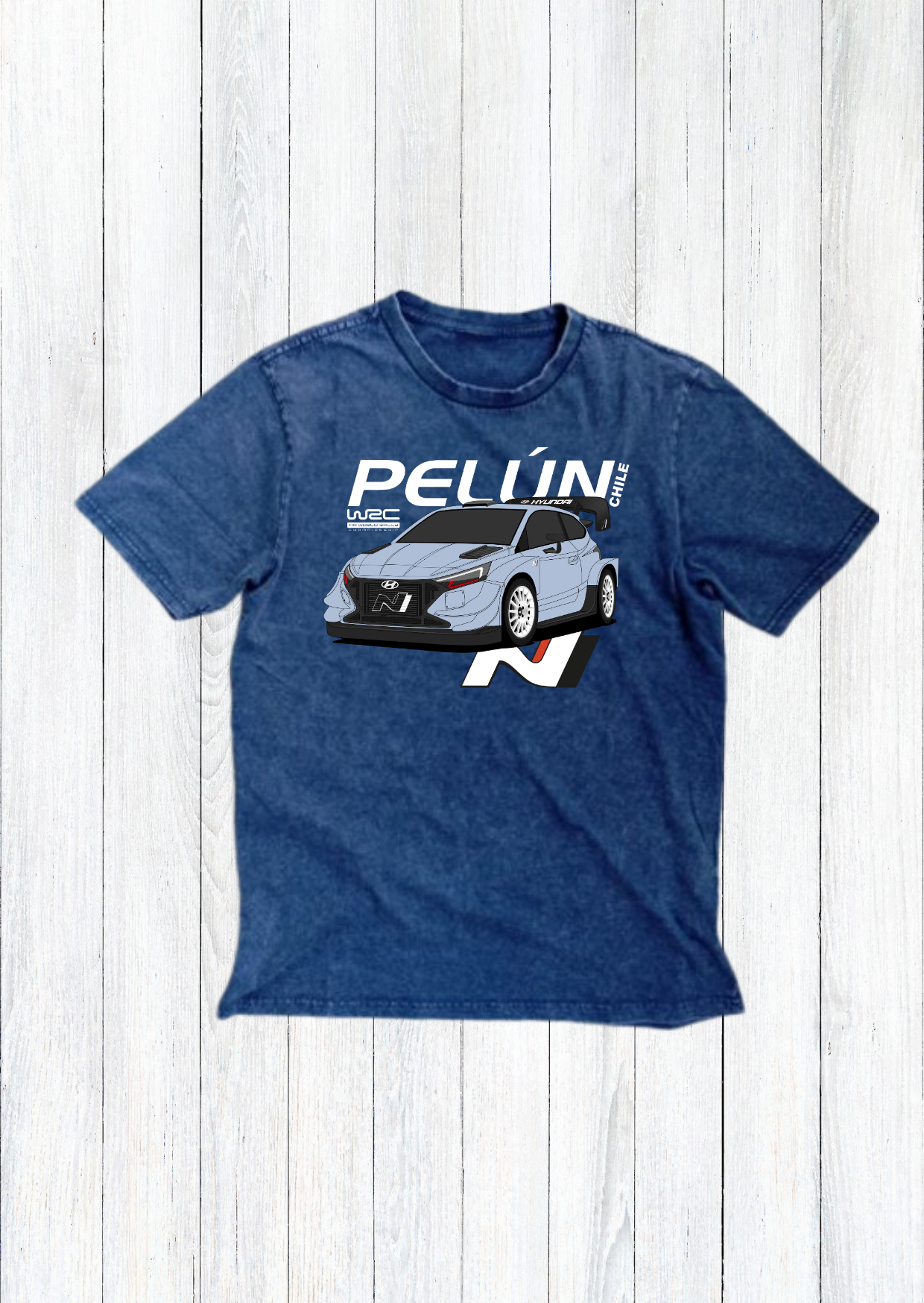 Polera Rally WRC Chile Pelún Hyundai i20N