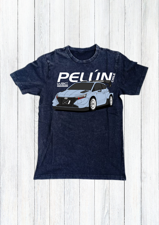Polera Rally WRC Chile Pelún Hyundai i20