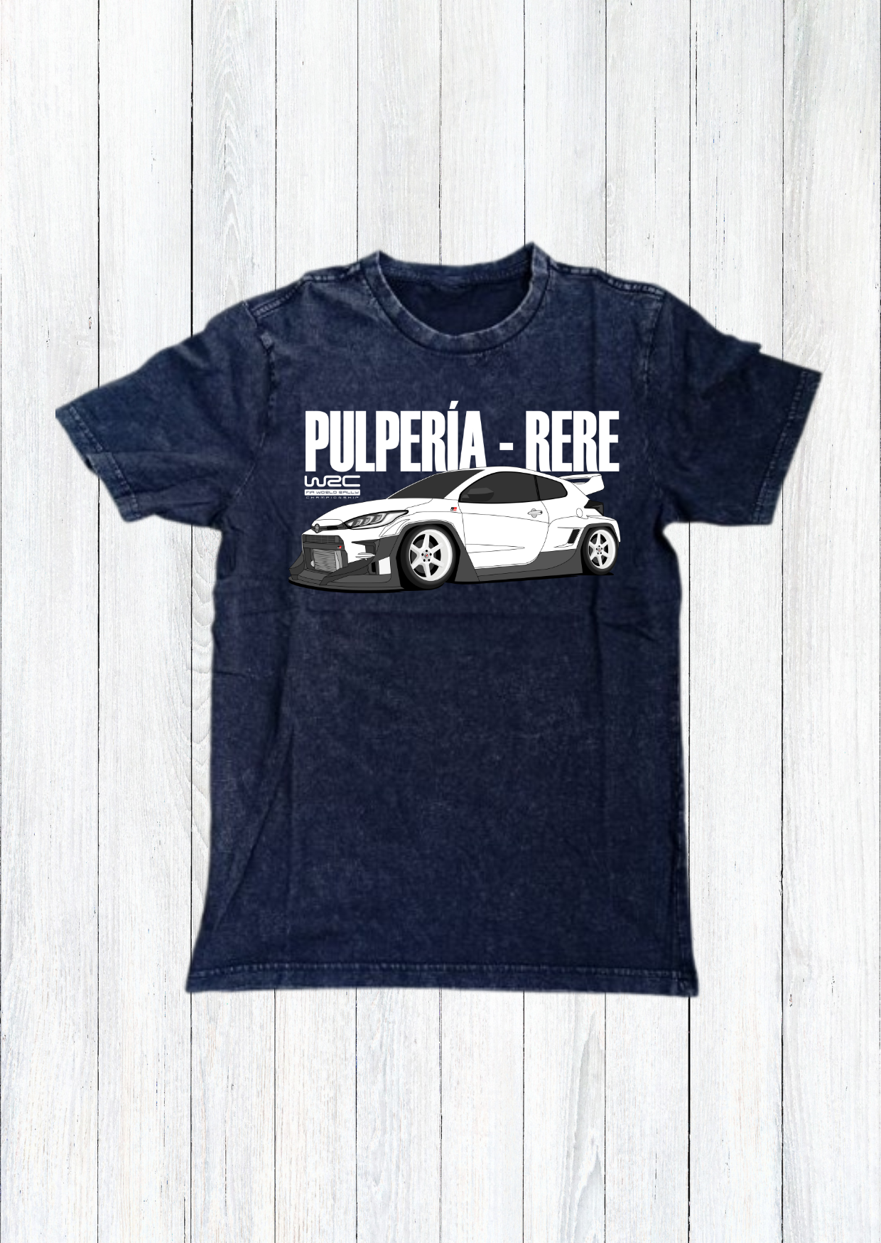 Polera Rally WRC Chile Pulpería-Rere